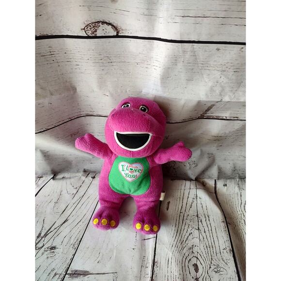 Barney The Dinosaur Plush Toy stuffed animal 9" Does Not Work - Picture 1 of 5